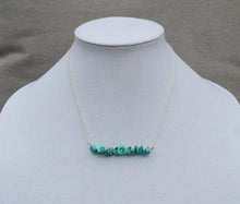 Load image into Gallery viewer, Turquoise Bar Necklace
