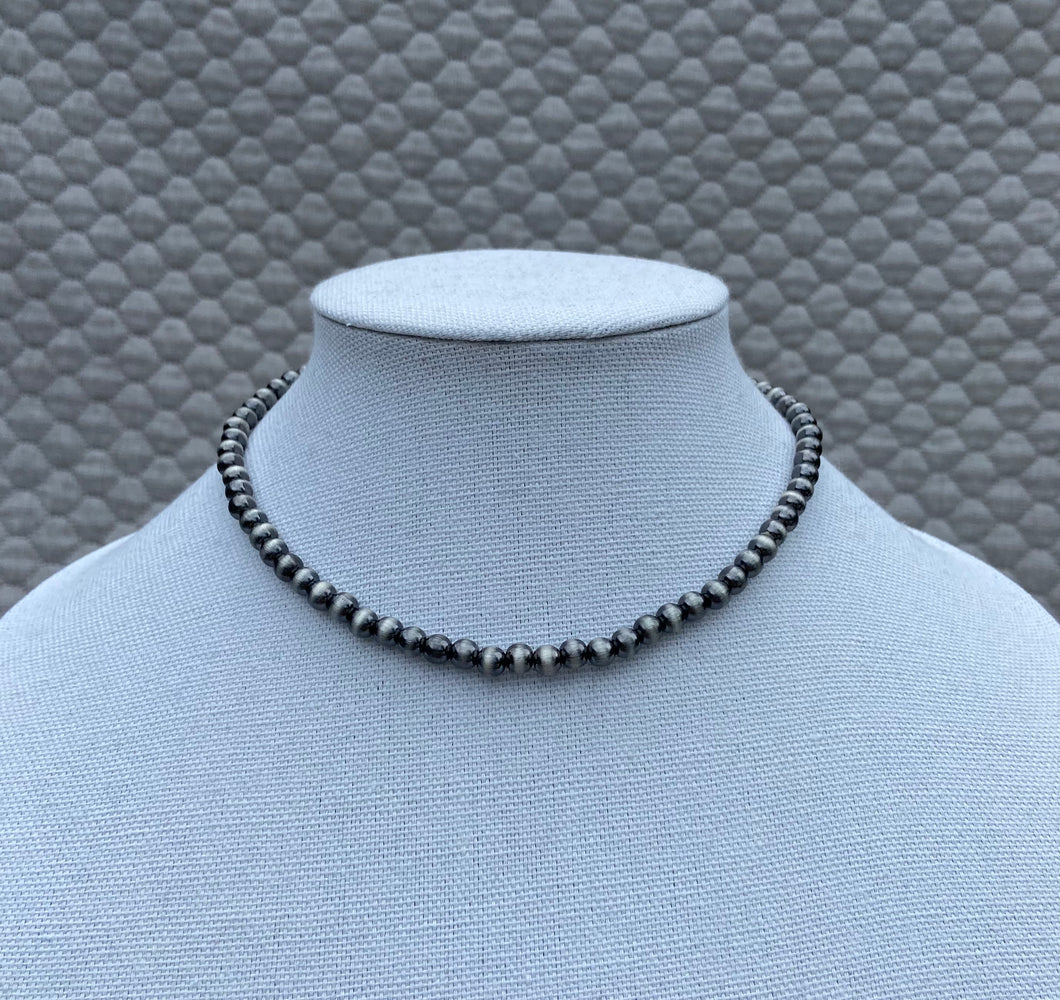 12” Faux Navajo Pearl Necklace