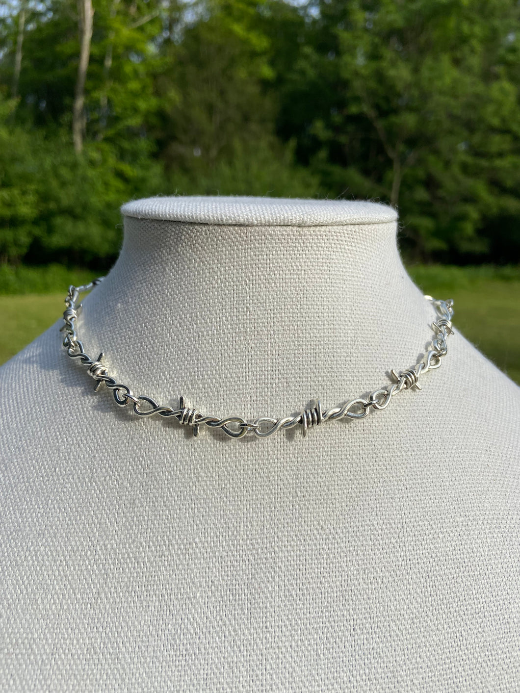 Barbed Wire Necklace